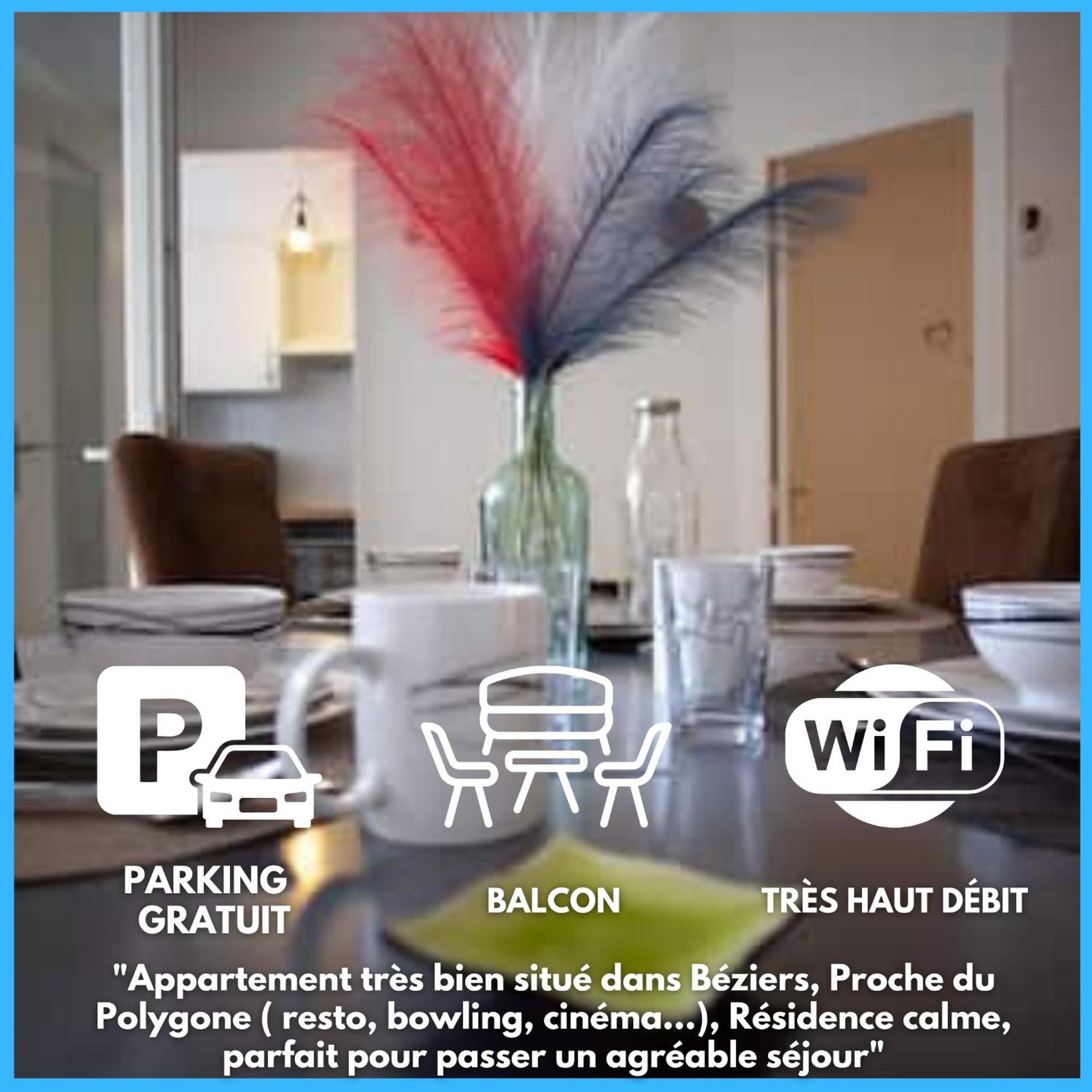Le Cypres - Appartement Ideal Pour Vos Vacances Ou Vos Deplacements Professionnels A Beziers Exterior photo